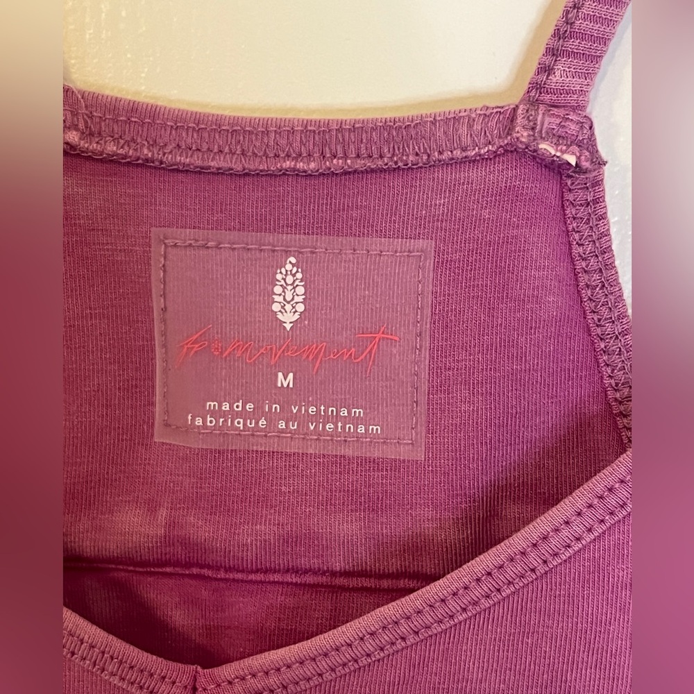 NWOT Free People Movement FP Hot Shot Body Romper SZ SM & LARGE Lilac color NWOT - Picture 4 of 9